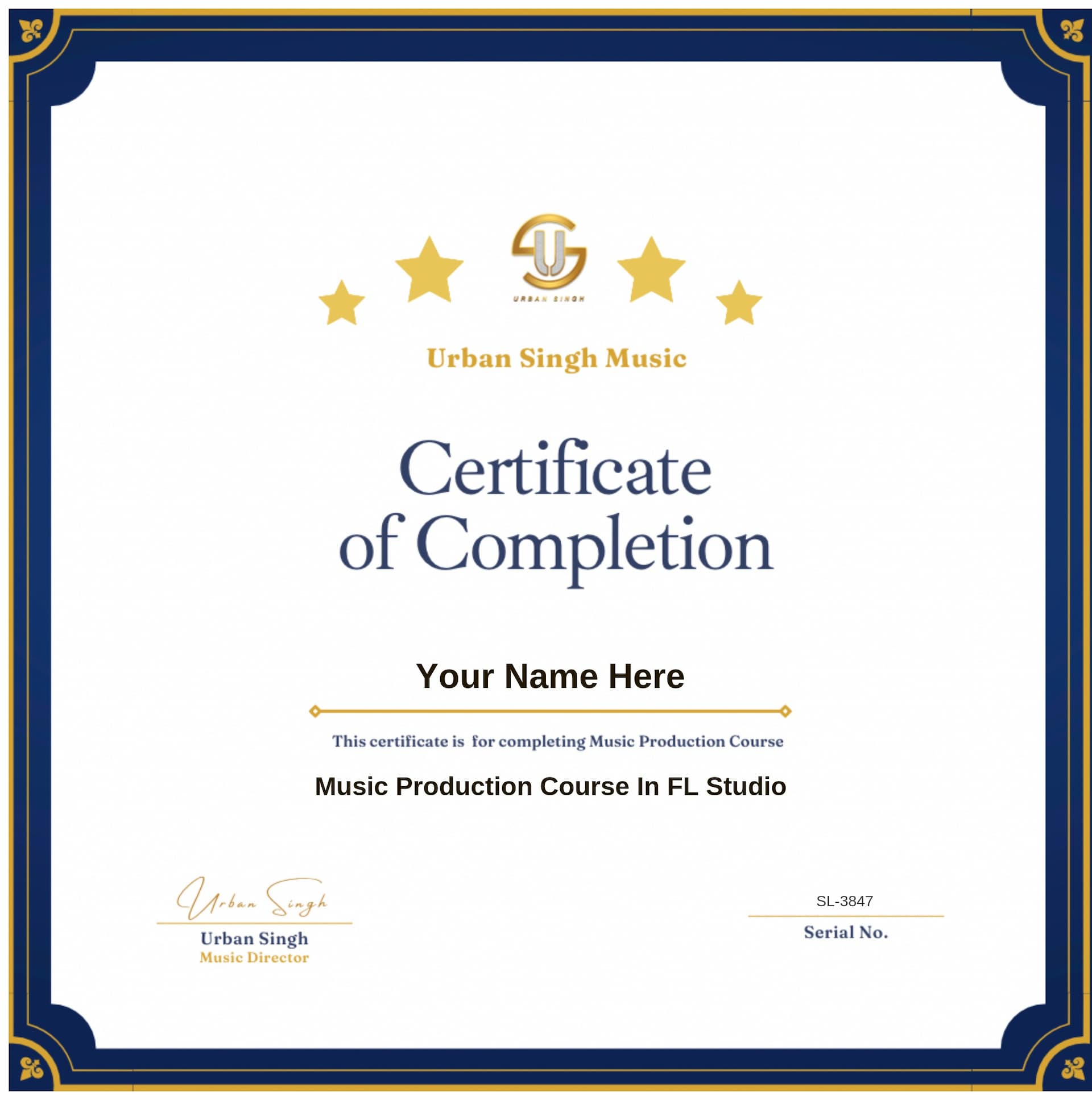 Course Certificate